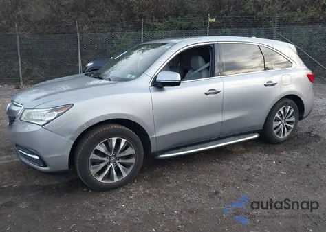 2016 Acura Mdx Technology Acurawatch Plus Packages/Technology Package из США, поврежденный, VIN 5FRYD4H43GB058426